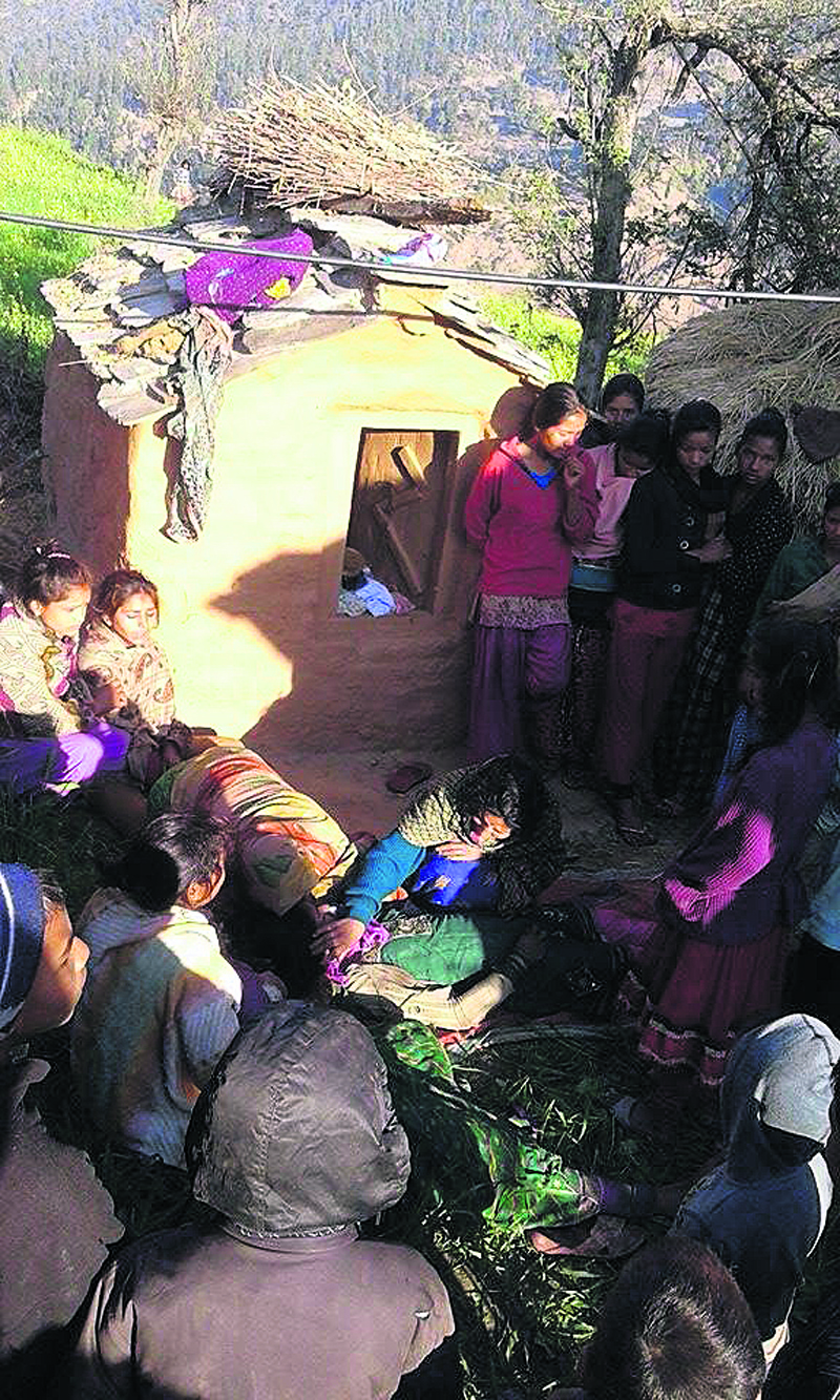 15-yr-old dies in Chhaupadi shed